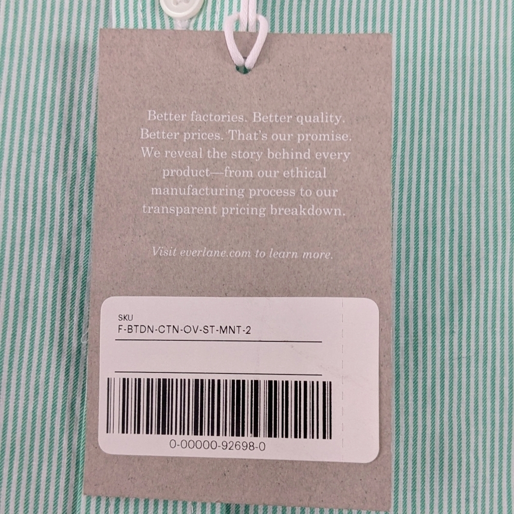 Everlane Oversized Cotton Button Up Shirt - Picture 3 of 5